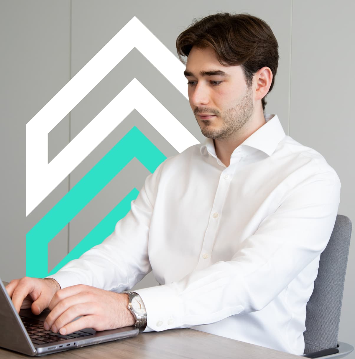 man on the laptop