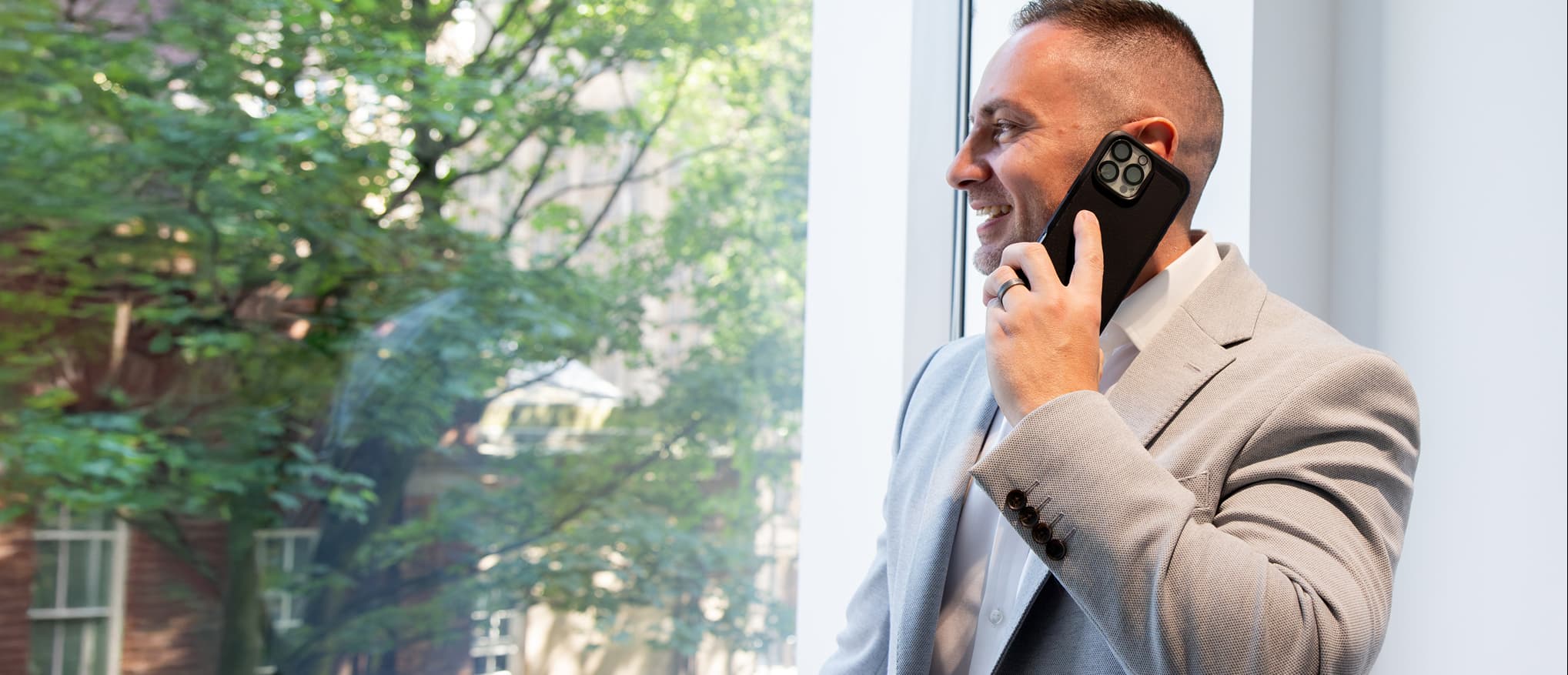 man on the phone